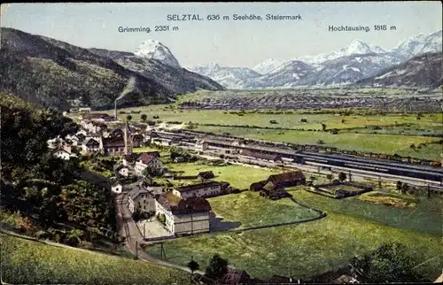 Ak Selzthal in der Steiermark, schöne Detailansicht