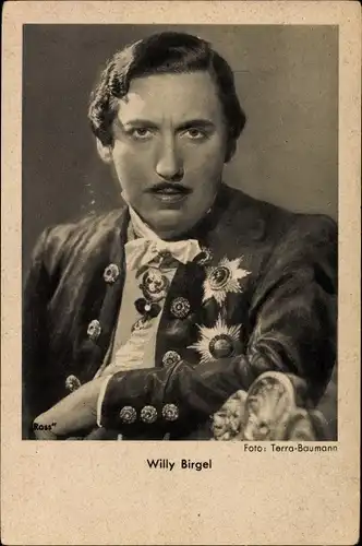 Ak Schauspieler Willy Birgel, Portrait