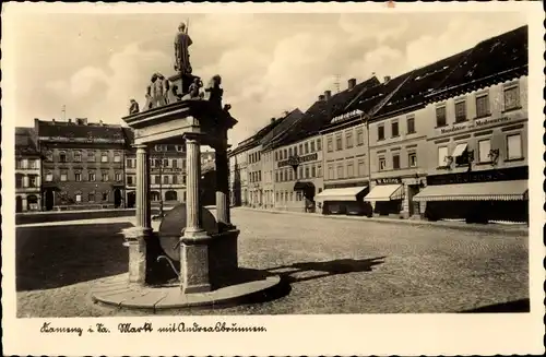 Ak Kamenz in Sachsen, schöne Detailansicht