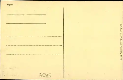 Ak Tabarz in Thüringen, schöne Detailansicht