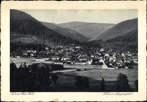 Ak Tabarz in Thüringen, schöne Detailansicht