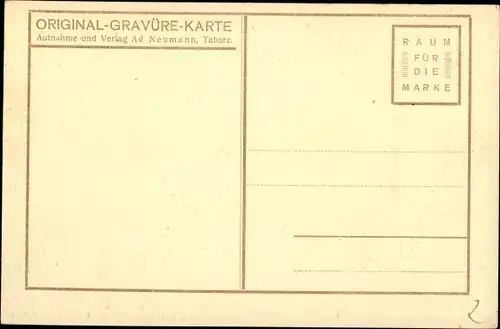 Ak Tabarz in Thüringen, schöne Detailansicht