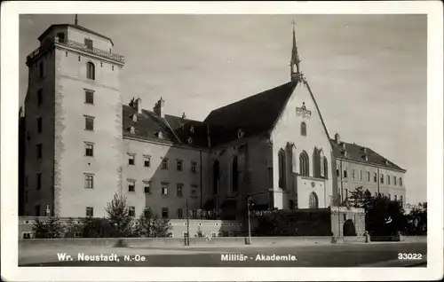 Ak Wiener Neustadt in Niederösterreich, schöne Detailansicht