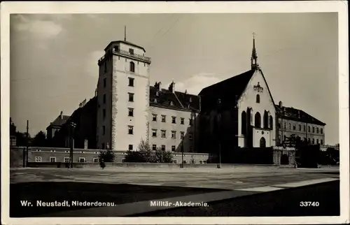 Ak Wiener Neustadt in Niederösterreich, schöne Detailansicht