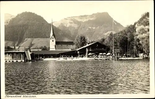 Ak Walchsee in Tirol, schöne Detailansicht