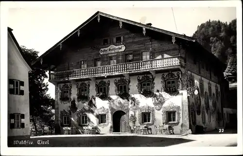 Ak Walchsee in Tirol, schöne Detailansicht