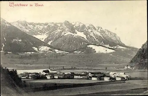 Ak Walchsee in Tirol, schöne Detailansicht