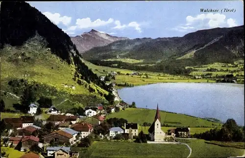 Ak Walchsee in Tirol, schöne Detailansicht