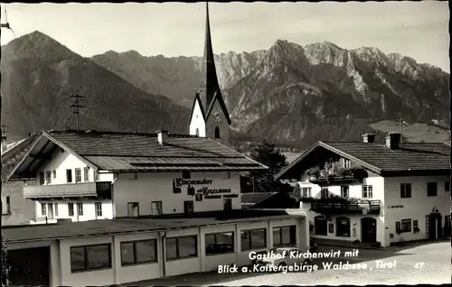 Ak Walchsee in Tirol, schöne Detailansicht