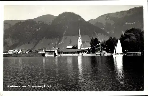 Ak Walchsee in Tirol, schöne Detailansicht