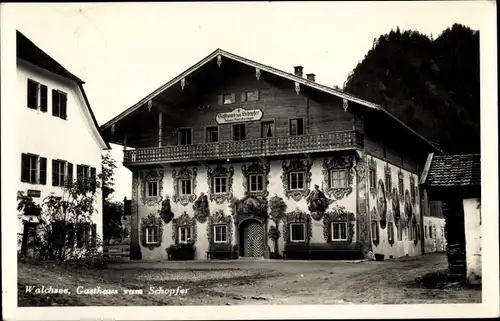 Ak Walchsee in Tirol, schöne Detailansicht