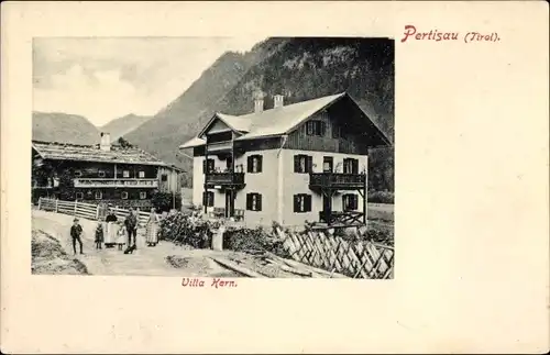 Ak Pertisau Eben am Achensee in Tirol, Villa Kern, Anwohner
