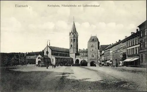 Ak Eisenach in Thüringen, schöne Detailansicht