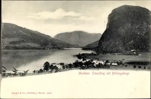 Ak Mondsee Salzkammergut in Oberösterreich, schöne Detailansicht