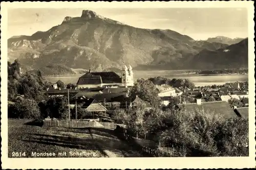 Ak Mondsee Salzkammergut in Oberösterreich, schöne Detailansicht