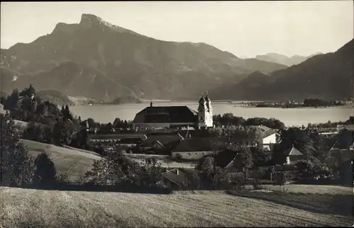 Ak Mondsee Salzkammergut in Oberösterreich, schöne Detailansicht