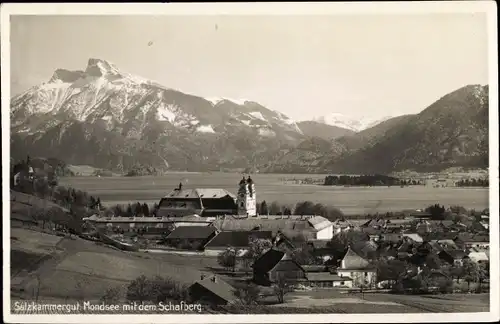 Ak Mondsee Salzkammergut in Oberösterreich, schöne Detailansicht