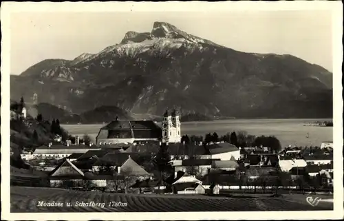 Ak Mondsee Salzkammergut in Oberösterreich, schöne Detailansicht