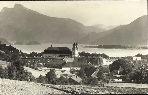 Ak Mondsee Salzkammergut in Oberösterreich, schöne Detailansicht