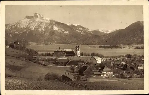 Ak Mondsee Salzkammergut in Oberösterreich, schöne Detailansicht