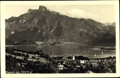 Ak Mondsee Salzkammergut in Oberösterreich, schöne Detailansicht