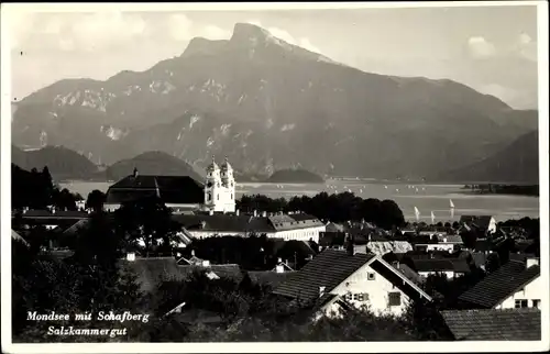 Ak Mondsee Salzkammergut in Oberösterreich, schöne Detailansicht