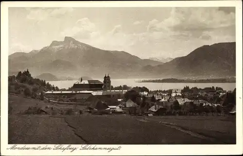 Ak Mondsee Salzkammergut in Oberösterreich, schöne Detailansicht