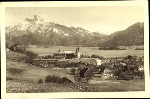 Ak Mondsee Salzkammergut in Oberösterreich, schöne Detailansicht