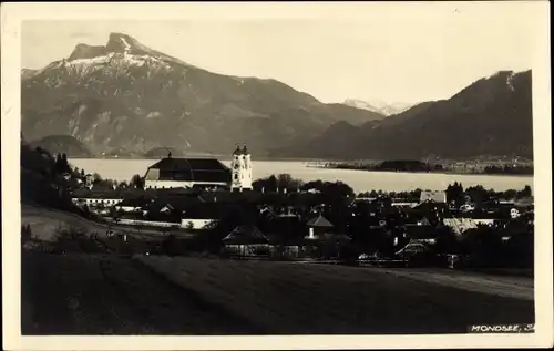 Ak Mondsee Salzkammergut in Oberösterreich, schöne Detailansicht