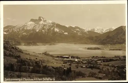 Ak Mondsee Salzkammergut in Oberösterreich, schöne Detailansicht