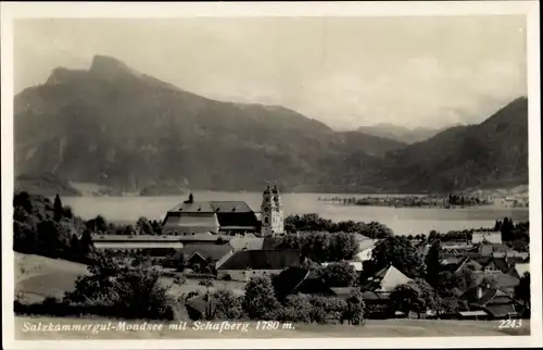 Ak Mondsee Salzkammergut in Oberösterreich, schöne Detailansicht