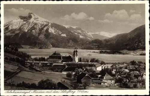 Ak Mondsee Salzkammergut in Oberösterreich, schöne Detailansicht