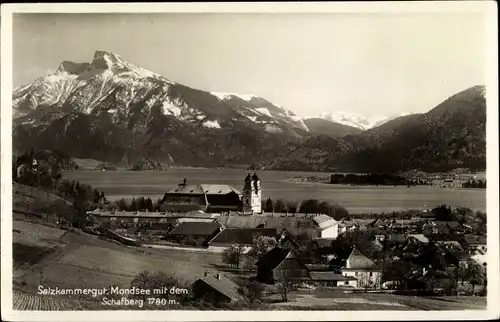 Ak Mondsee Salzkammergut in Oberösterreich, schöne Detailansicht