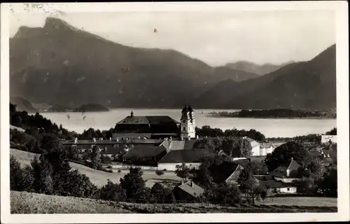 Ak Mondsee Salzkammergut in Oberösterreich, schöne Detailansicht