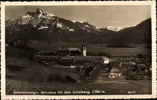 Ak Mondsee Salzkammergut in Oberösterreich, schöne Detailansicht