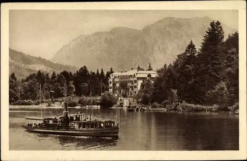 Ak Mondsee Salzkammergut in Oberösterreich, schöne Detailansicht