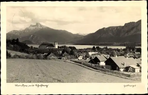 Ak Mondsee Salzkammergut in Oberösterreich, schöne Detailansicht