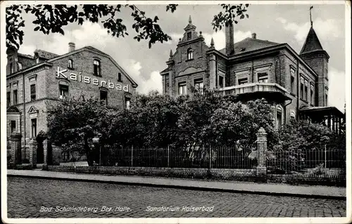 Ak Bad Schmiedeberg in der Dübener Heide, Sanatorium Kaiserbad, Bes. Max Kaul