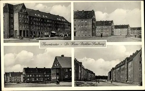 Ak Neumünster in Schleswig Holstein, Ansichten von der Dr. Hans Böckler Siedlung