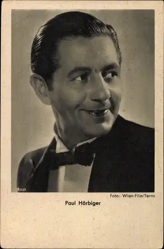 Ak Schauspieler Paul Hörbiger, Portrait, Ross Verlag 