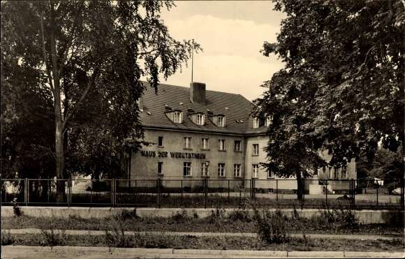 Ak Neustrelitz Mecklenburg Vorpommern Hotel Haus Der Werktatigen