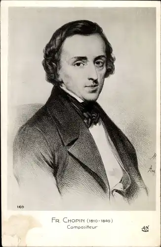 Künstler Ak Komponist Frédéric Chopin, Pianist, Klavierkomponist, Portrait