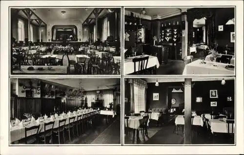 Ak Ratzeburg in Schleswig Holstein, Hotel Nordischer Hof, Bes. Otto Wittler, Innenansichten 