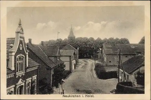 Ak Neukirchen in Ostholstein, Straßenpartie in der Stadt