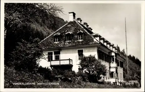 Ak Vorderlobming Greith Steiermark, Mathildenheim, Außenansicht