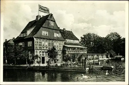 Ak Ratzeburg im Herzogtum Lauenburg, Restaurant Fährhaus am Königsdamm, Inh. Wilh. Selig