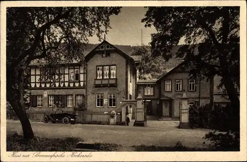 Ak Hockeroda Kaulsdorf Thüringen, Haus zur Sommerfrische, Bes. Max Krause