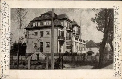 Ak Scharbeutz in Ostholstein, Haus Rogge, Außenansicht von der Straße