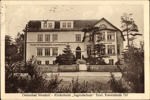 Ak Niendorf Timmendorfer Strand Ostholstein, Kinder Erholungsheim Jugendschutz, Haus Hand in Hand