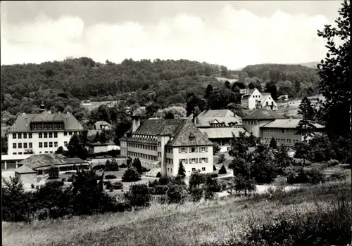 Ak Bad Liebenstein im Wartburgkreis, Blick zum Sanatorium Heinrich Mann, Wald